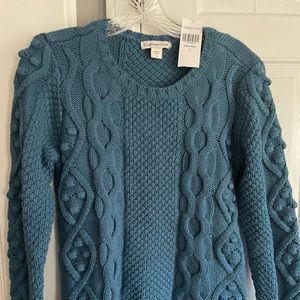 💥Flash Sale💥NWT Coldwater Creek Knitted Sweater S-M ❤️